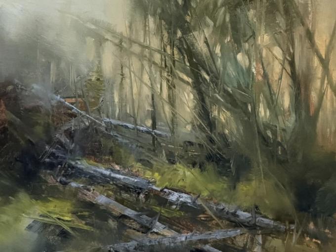 Al Bell painting